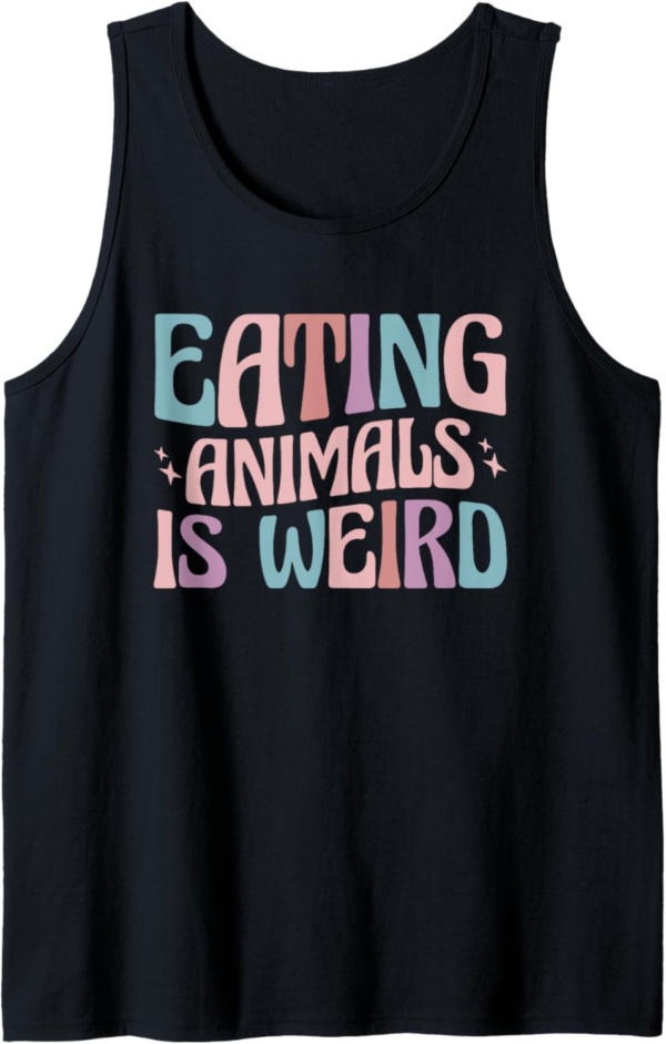 Eating Animals Is Weird Tank Top - Image 2
